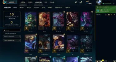 Conta unranked lvl 30
