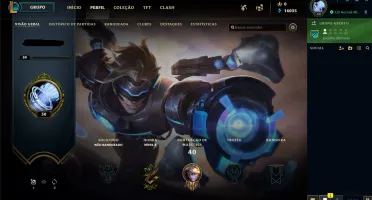 Conta unranked lvl 30