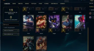 Conta LVL 25 + Skin Teemo Florescer Espirital Prestigio.