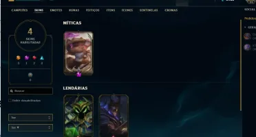 Conta LVL 25 + Skin Teemo Florescer Espirital Prestigio.