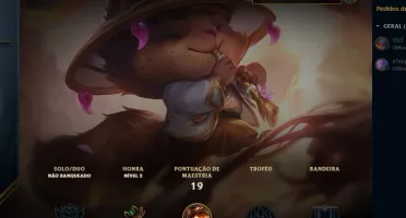 Conta LVL 25 + Skin Teemo Florescer Espirital Prestigio.