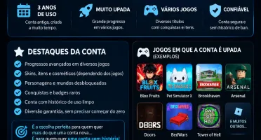 Conta Roblox( Uso Ela A 3 Anos)