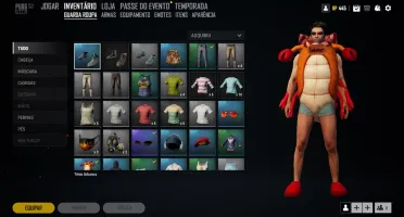 conta pubg lite roupa lagosta e itens raros nv20 20wins+