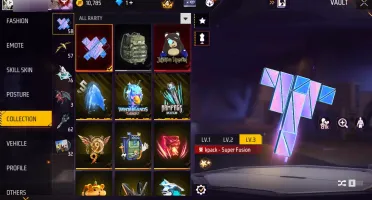Free Fire High-End Account LV60 | MP40 Uchiha | M1887