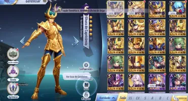 SAINT SEIYA AWAKENING - COM GEMAS AVANÇADAS E LIVROS