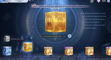 SAINT SEIYA AWAKENING - COM GEMAS AVANÇADAS E LIVROS