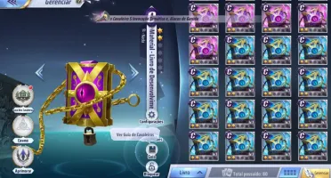 SAINT SEIYA AWAKENING - COM GEMAS AVANÇADAS E LIVROS