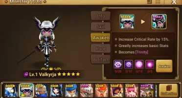 Reroll Summoners War lvl10 com Trinity + Ariel + Chloe