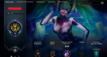 Conta LOL Lv. 168 Unranked 70 Skins