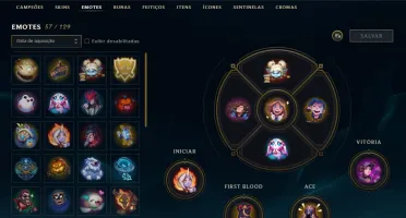 Conta LOL Lv. 168 Unranked 70 Skins