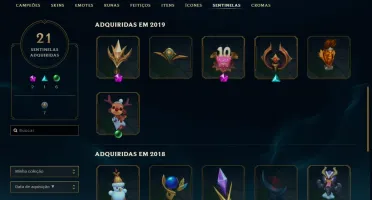 Conta LOL Lv. 168 Unranked 70 Skins