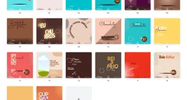 Pack Canva Confeitaria - 80 Artes Editáveis