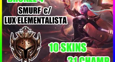 CONTA LOL | BRONZE 4 | 31 CHAMP | 10 SKINS