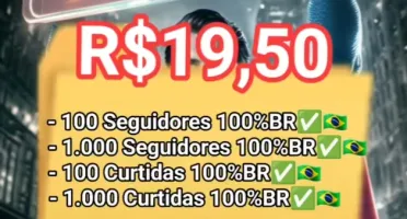 1.000 Seguidores TIKTOK 100%BR✅️🇧🇷