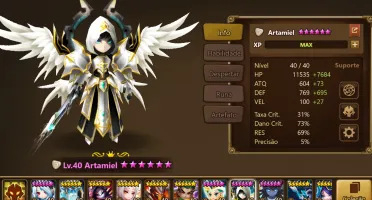 Conta sw Early game com 2 LD NAT 5 Asima e Artamiel