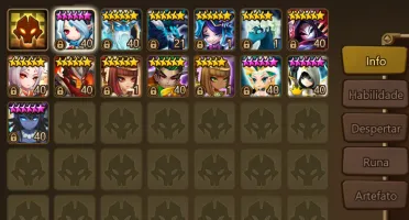 Conta sw Early game com 2 LD NAT 5 Asima e Artamiel