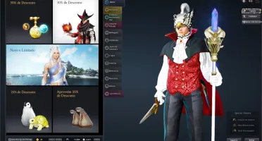 Conta Lendária Black Desert+CARRACA+ARMADURA+ARMAS FULL TET
