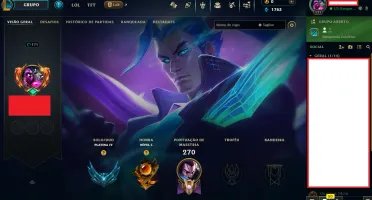 Conta De Lol Lvl 171 Platina 36 Skins