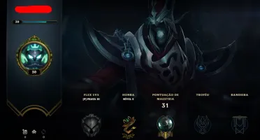 CONTA NÍVEL 30 UPADA A MÃO