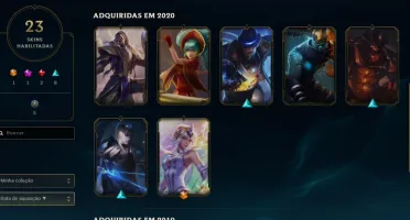 Conta league of legends Platina IV, 47 champs, 23 skins