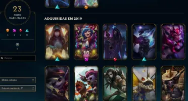 Conta league of legends Platina IV, 47 champs, 23 skins