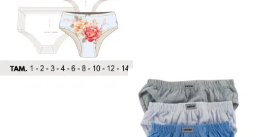Moldes de Cueca e Calcinha Infantil em PDF - Costura Fácil