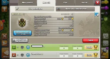 CONTA CLASH OF CLANS CV9