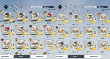 Tower of Fantasy lvl 80 com 4 comps