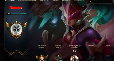 CONTA LOL OURO 4(FILA SOLO/DUO)