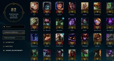 CONTA LOL OURO 4(FILA SOLO/DUO)