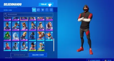 Conta epic/Fortnite com muitos jogos e skins