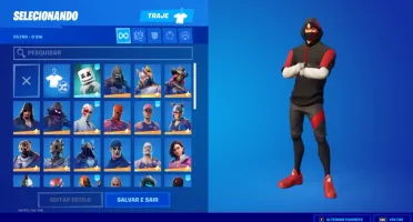 Conta epic/Fortnite com muitos jogos e skins