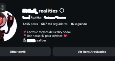 Conta Instagram 68K seguidores reais