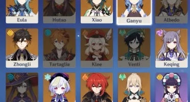 Conta Genshin Impact AR55, Ganyu,Xiao,Zhong, Eula, pity 65