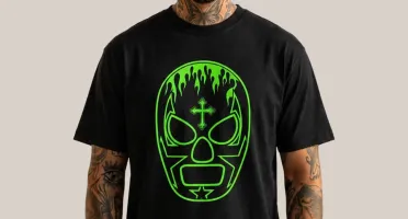 Camiseta Preta Lucha Libre