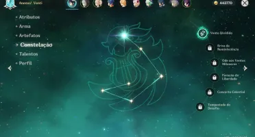 Conta Genshin impact com venti 5* e +++