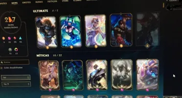 LOL ACC com skins caras!