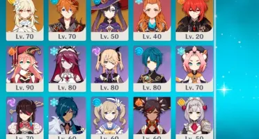 AR 55 (EULA, SHOGUN, CHILDE, DILUC, MONA, QIQI, ALOY)