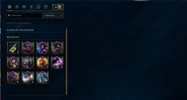 CONTAS DE LEAGUE OF LEGENDS 70 CHAMPS / 8 SKINS Silver V