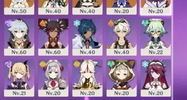 Conta genshin impact Shogun Raiden, Cyno, Venti, Xiao, Itto