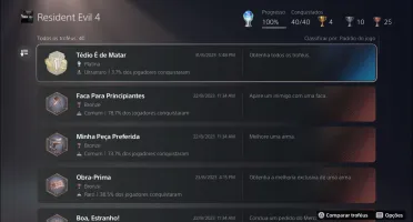 Resident Evil 4 Remake - Platina + Orelha De Gato 🏆