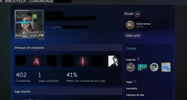 Conta Steam nível 20
