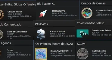 Conta Steam nível 20