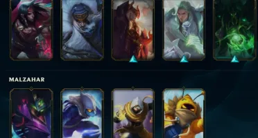 Conta LOL Diamante 2 com 1352 de rp, todas as skins do Swain