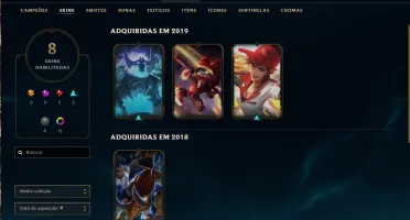 Conta League Of Legends Ouro 3