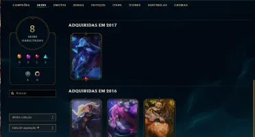 Conta League Of Legends Ouro 3