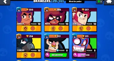 Brawl Stars Conta 4k TOP Skin Corvo Fenix