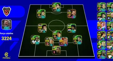 Conta Efootball Mobile Com Vários Jogadores Epicos e Blitz
