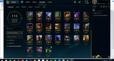 LOL - LEVEL 61 - UNRANKED SEASON 7 - PRATA 1 SEASON 8