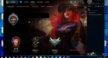 LOL - LEVEL 61 - UNRANKED SEASON 7 - PRATA 1 SEASON 8